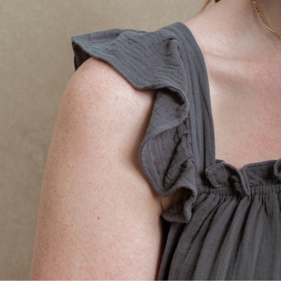 Neuflora Elegant Gray Midi Dress - Picture 3 of 4